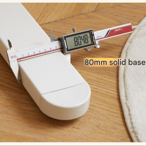 Poplar Solid Wood Liftable Study Desk for Children Milk Brown Adjustable Height Writing Table with Carbon Steel Frame