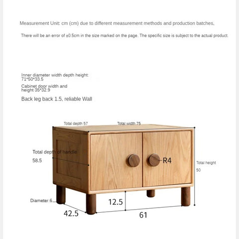 Oak Solid Wood Kids Wardrobe Free Combination