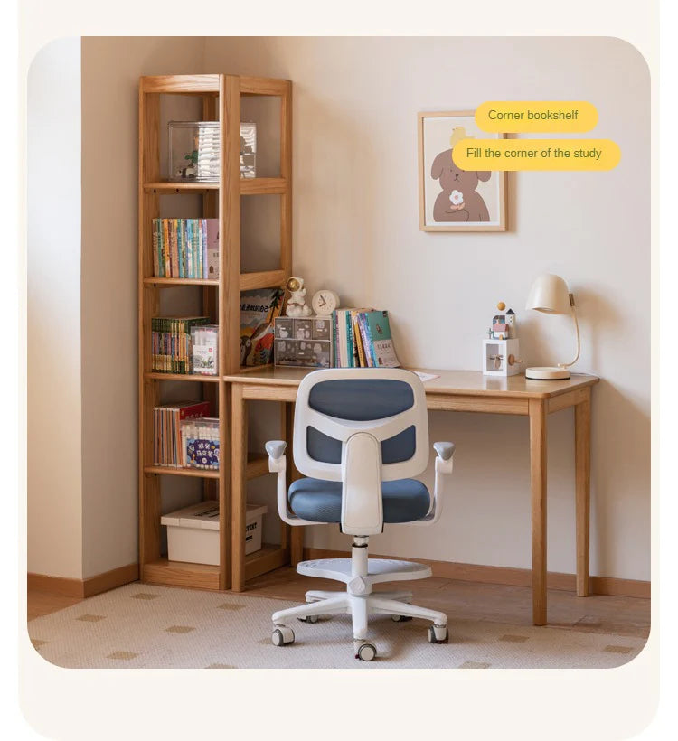 Oak Solid Wood Multi-functional Kids Wardrobe