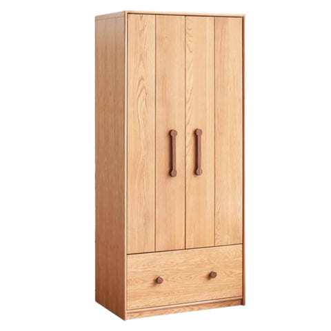 Oak Solid Wood Multi-functional Kids Wardrobe