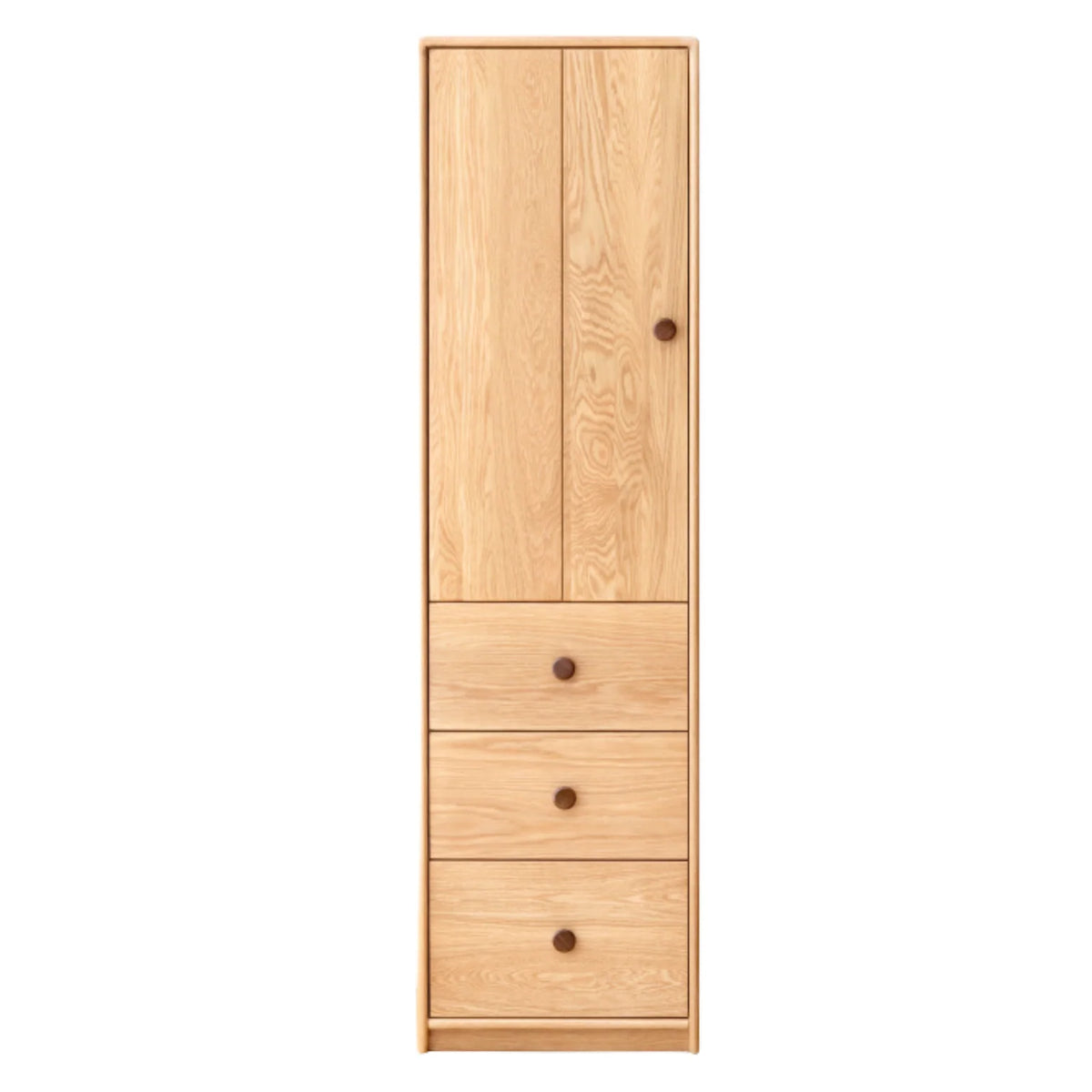 Oak Solid Wood Multi-functional Kids Wardrobe
