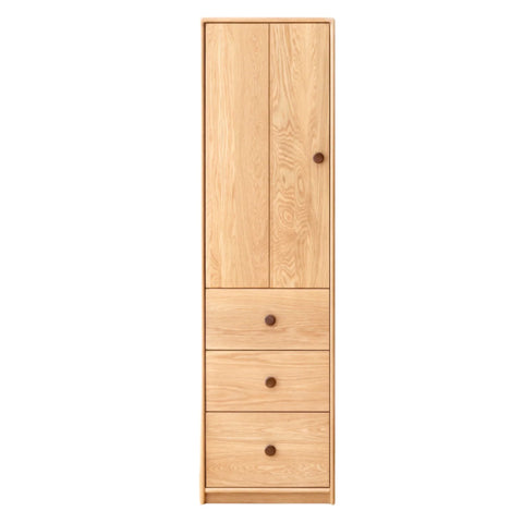 Oak Solid Wood Multi-functional Kids Wardrobe