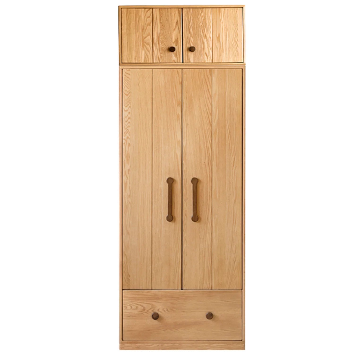 Oak Solid Wood Multi-functional Kids Wardrobe
