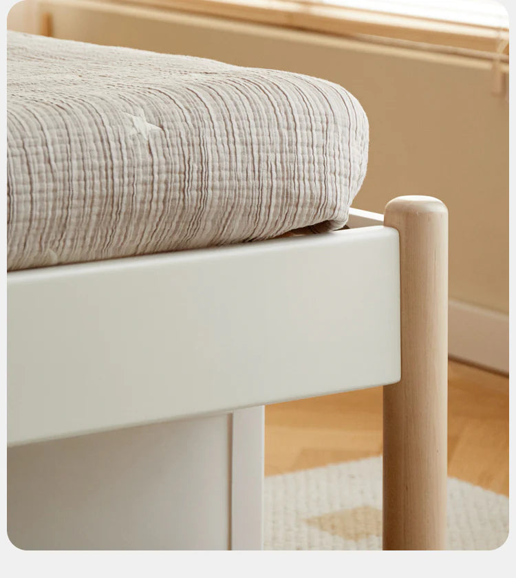 Poplar solid wood children's bed boy girl<