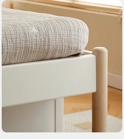 Poplar solid wood children's bed boy girl<