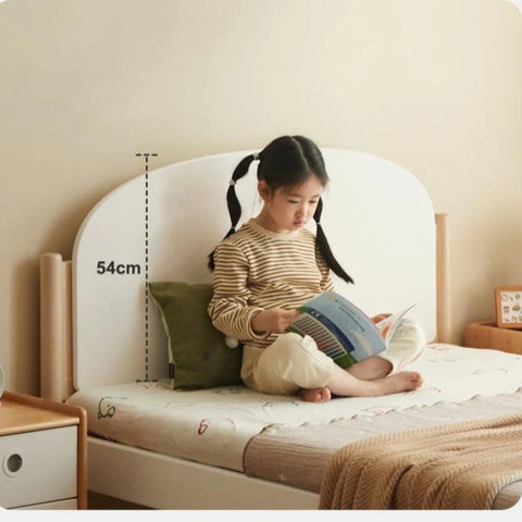 Poplar solid wood children's bed boy girl<