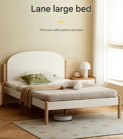 Poplar solid wood children's bed boy girl<