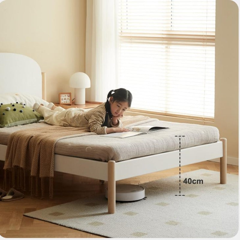 Poplar solid wood children's bed boy girl<