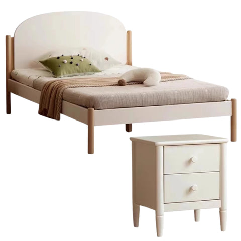 Poplar solid wood children's bed boy girl<