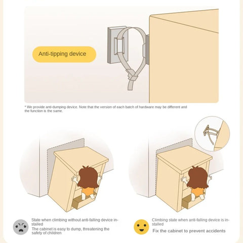 Oak Solid Wood Kids Wardrobe.