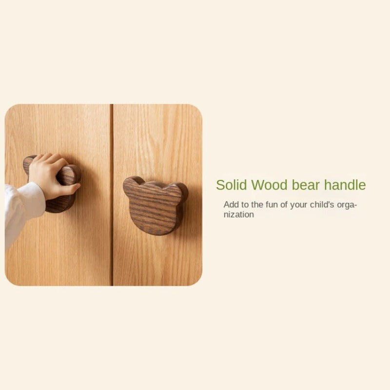 Oak Solid Wood Kids Wardrobe.