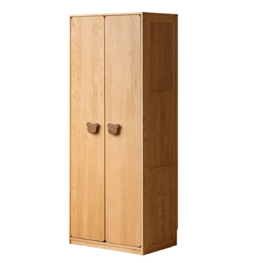Oak Solid Wood Kids Wardrobe.