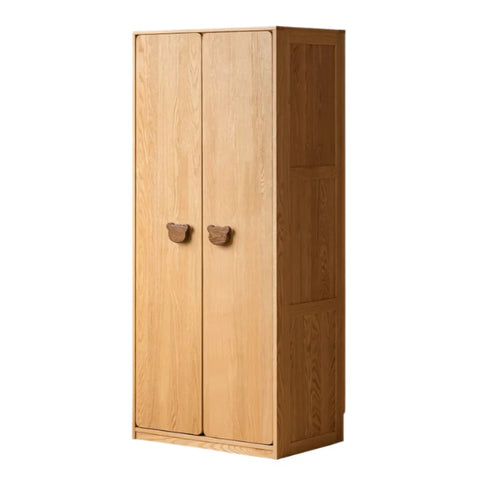 Oak Solid Wood Kids Wardrobe.