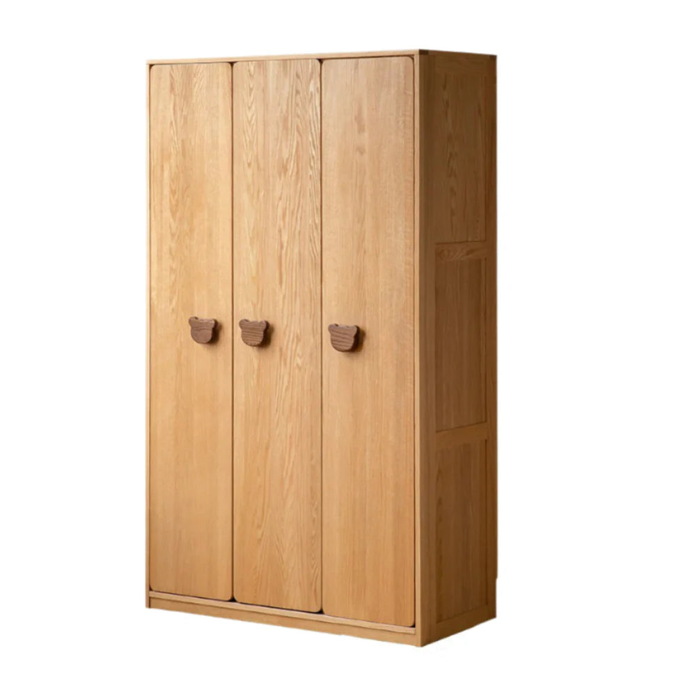 Oak Solid Wood Kids Wardrobe.