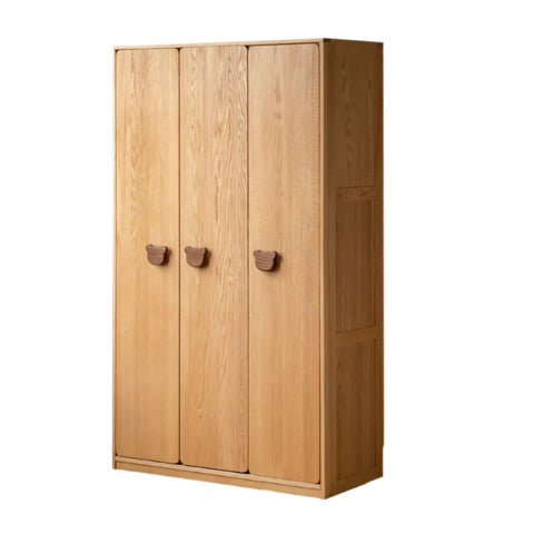 Oak Solid Wood Kids Wardrobe.