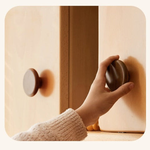 Beech Solid Wood Childrens Desk & Bookcase Natural Finish Study Table with Storage