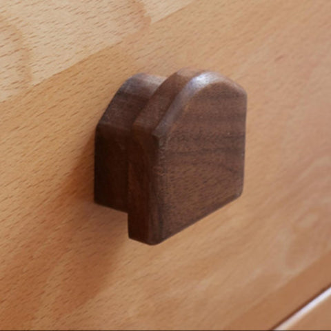 Beech Solid Wood Kids Storage Stool Natural Oak Finish with Cushioned Seat Lift Up & Pull Out Drawer