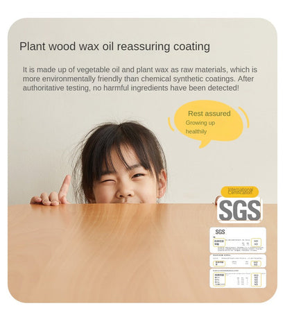 Beech Solid Wood Montessori Bedroom Furniture Set Natural Kids Bed with Storage Eco Friendly