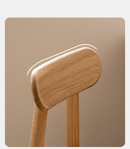 Adjustable Solid Wood Kids Chair Oak Beech Birch Natural Finish Ergonomic Study & Desk Chair for Children