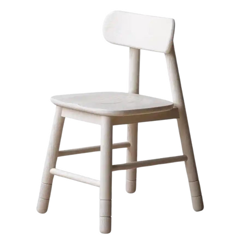 Adjustable Solid Wood Kids Chair Oak Beech Birch Natural Finish Ergonomic Study & Desk Chair for Children