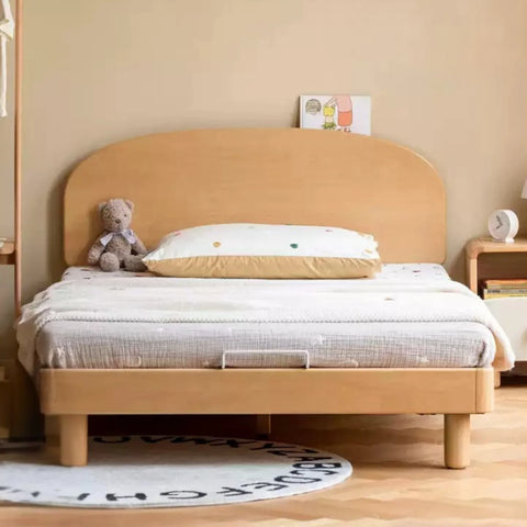 Beech Solid Wood Modern Children's Single Bed
