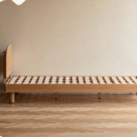 Beech Solid Wood Modern Children's Single Bed