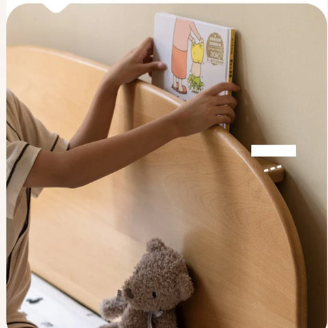 Beech Solid Wood Modern Children's Single Bed
