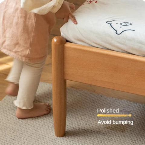 Beech solid wood Children's Soft Bed<