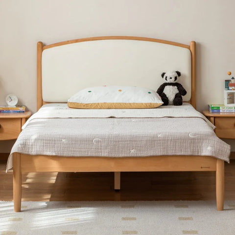 Beech solid wood Children's Soft Bed<