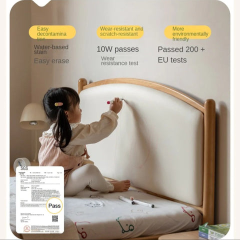 Beech solid wood Children's Soft Bed<