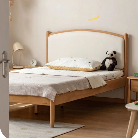 Beech solid wood Children's Soft Bed<