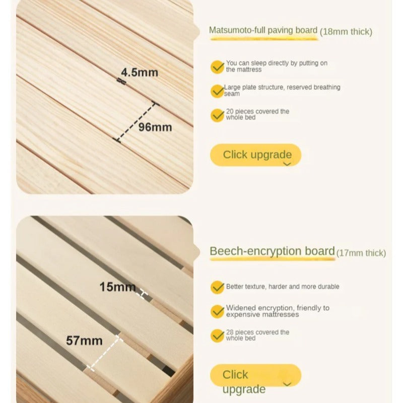 Beech solid wood Children's Soft Bed<