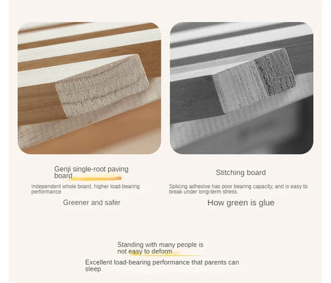 Beech solid wood Children's Soft Bed<