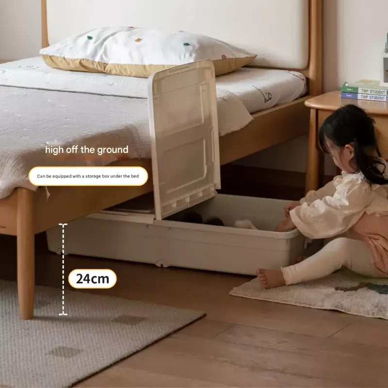 Beech solid wood Children's Soft Bed<