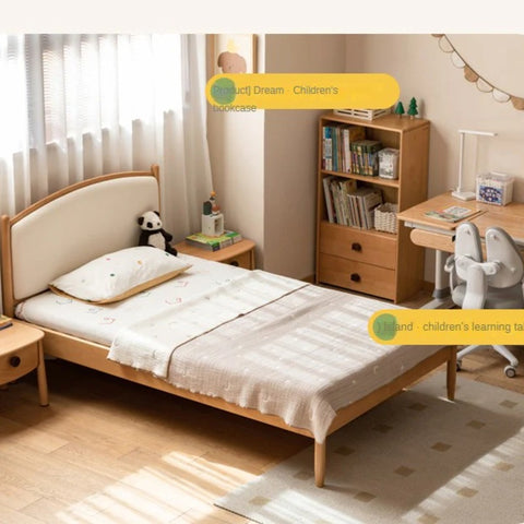 Beech solid wood Children's Soft Bed<