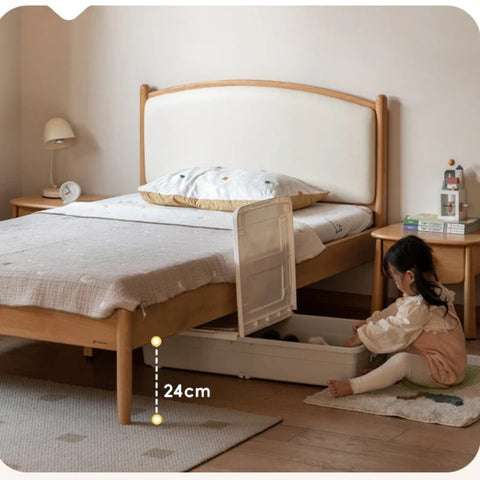 Beech solid wood Children's Soft Bed<