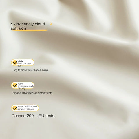 Cream style Organic Leather kid's Bed<