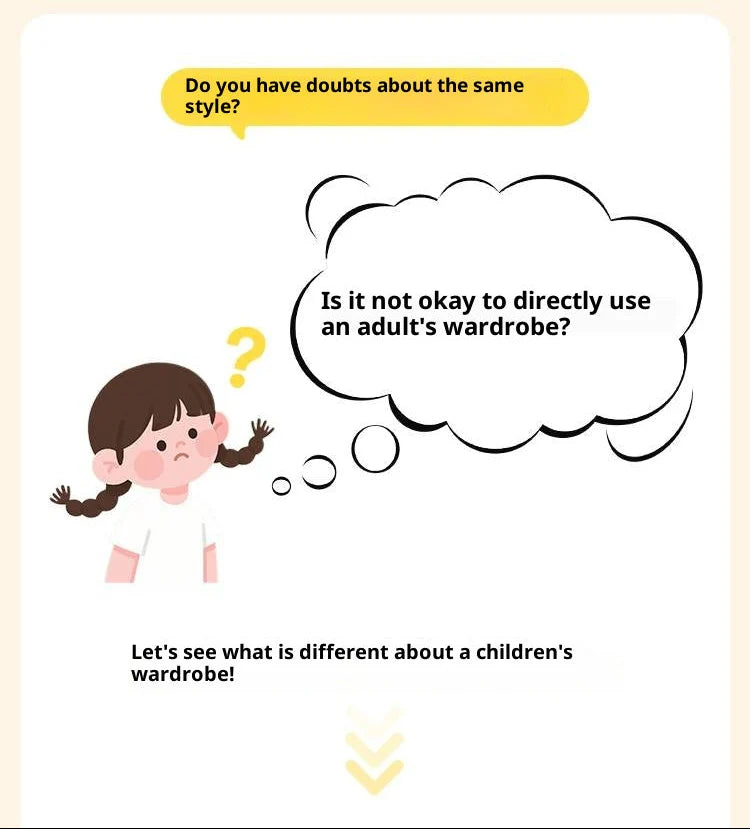 Oak Solid Wood Original Wood Style Kids Wardrobe