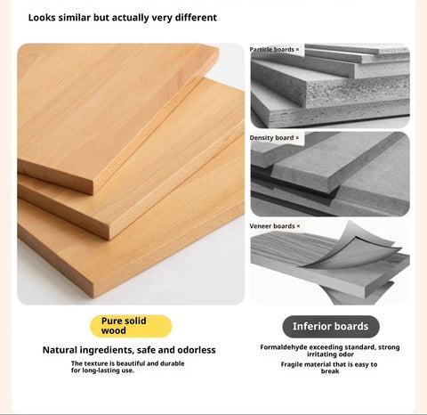 Oak Solid Wood Original Wood Style Kids Wardrobe