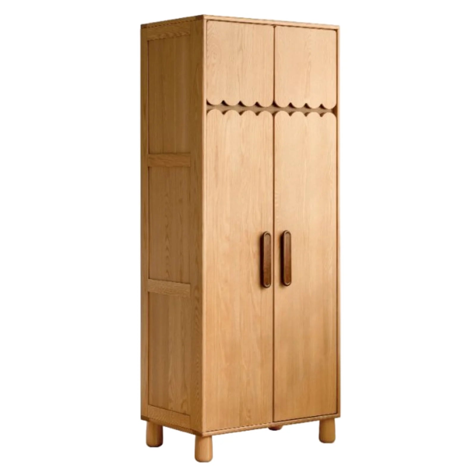 Oak Solid Wood Original Wood Style Kids Wardrobe