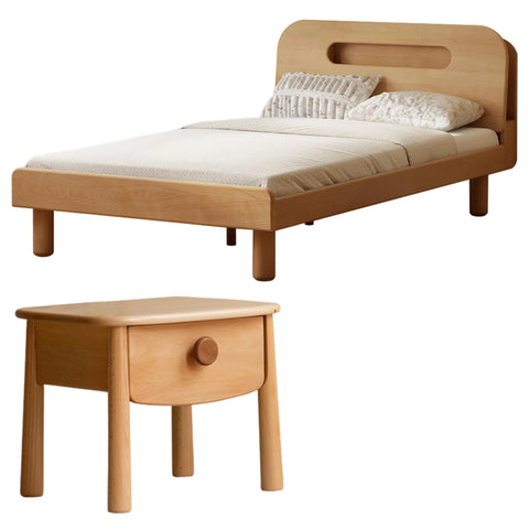 Poplar solid wood with LED light<