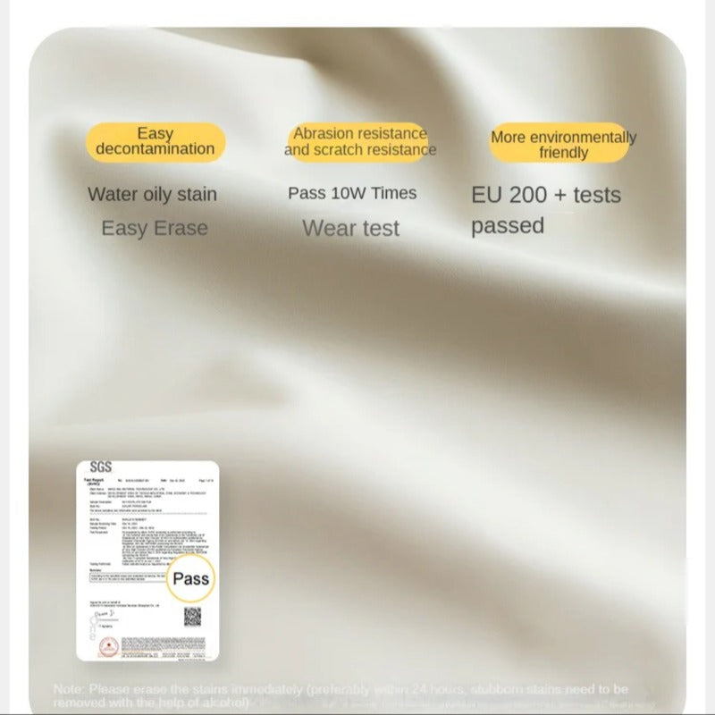 Birch Solid Wood Organic Leather Retractable Children's Bed