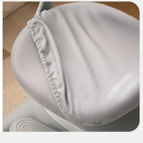 Upright Children’s Ergonomic Study Chair Adjustable Height Pink Desk Chair with Washable Cushion & PU Wheels