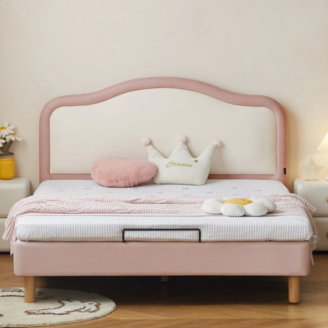 Organic Leather Kid's Soft Cloud Bed