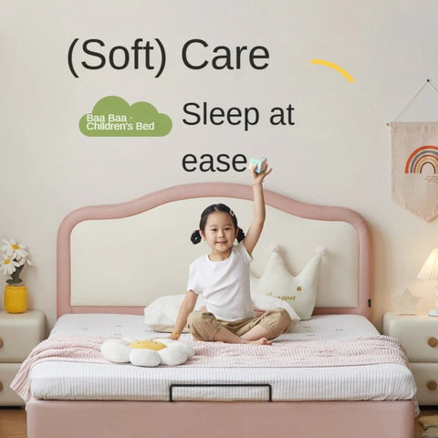 Organic Leather Kid's Soft Cloud Bed