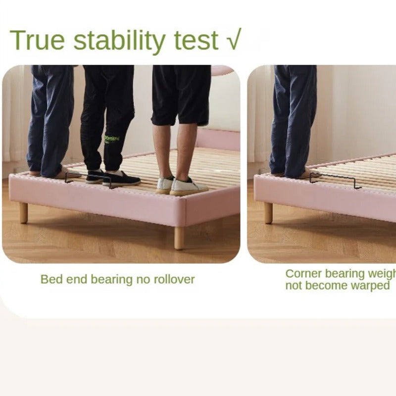 Organic Leather Kid's Soft Cloud Bed