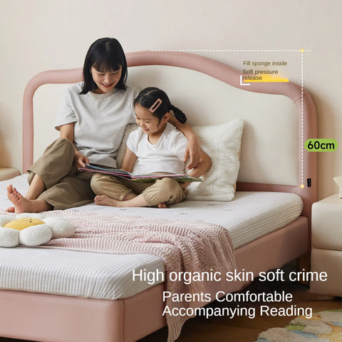 Organic Leather Kid's Soft Cloud Bed