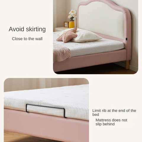 Organic Leather Kid's Soft Cloud Bed