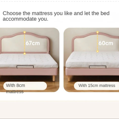 Organic Leather Kid's Soft Cloud Bed