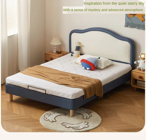 Organic Leather Kid's Soft Cloud Bed